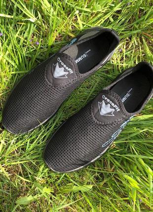 Тонкі кросівки чоловічі із сітки 44 розмір. літні кросівки сітка. модель 56266. колір: чорний8 фото