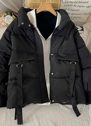Жіноча зимова коротка куртка найк,женская зимняя осенняя короткая куртка,балонова куртка,тепла куртка