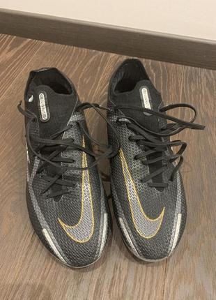 Футбольні бутси nike phantom gt2  black elite sg