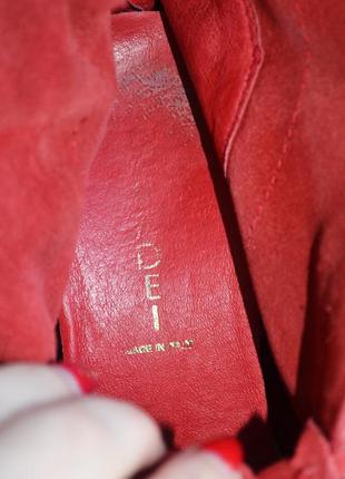 Красные замшевые кроссовки на танкетке кеды сникерсы casadei10 фото