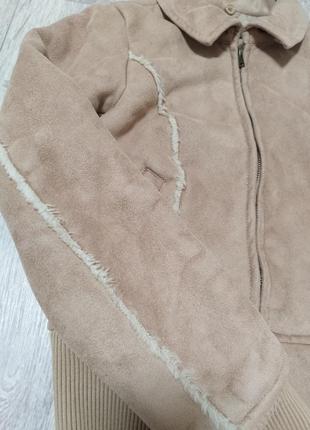 Дубленка укорочена, дубльонка, коротка куртка, еко-дублянка, зимова куртка1 фото