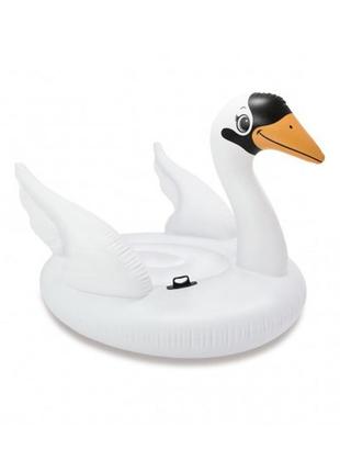 Надувной плотик лебедь intex 57557