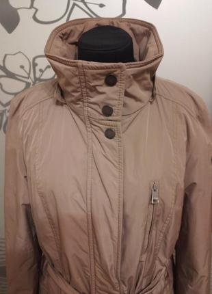Брендовая женская утепленная зимняя куртка большого размера4 фото