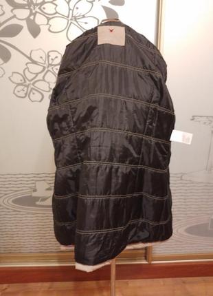 Брендовая женская утепленная зимняя куртка большого размера9 фото