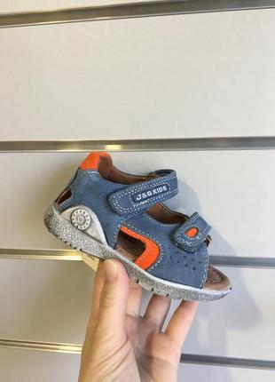 Дитячі шкіряні босоніжки на хлопчика {рр. 19-24}