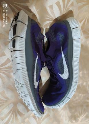 Беговые оригинальные кроссовки дышащие с носком nike free 5.0 flyknit3 фото