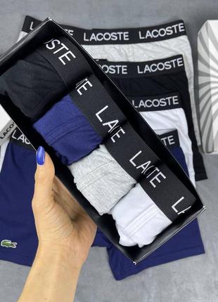 Мужские трусы боксеры lacoste1 фото