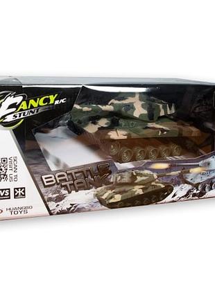 Іграшковий танк на радіокеруванні fancy stunt м1:32 на батарейках || р/к моделі