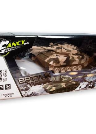 Іграшковий танк на радіокеруванні fancy stunt м1:32 на батарейках || р/к моделі