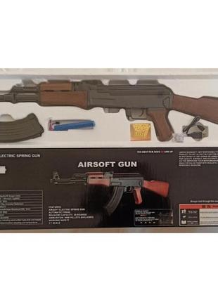 Автомат іграшковий акумуляторний cyma сm-47 ak-47 || іграшкова зброя