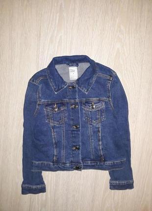 Джинсова курточка denim co на 7-8 років