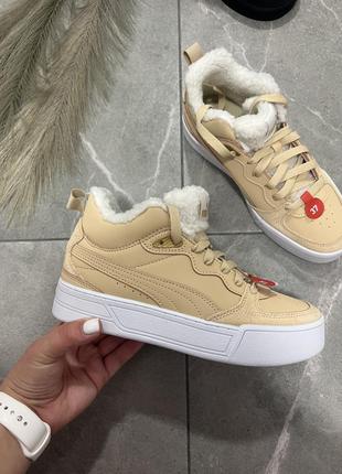 Теплые ботинки puma