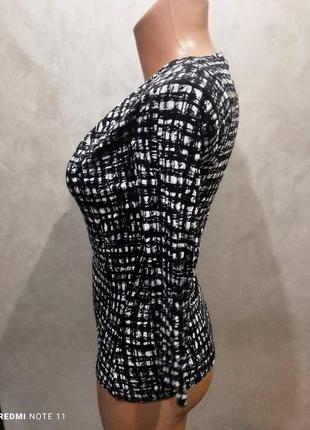 Чудова якісна блузка в принт модного американського бренду michael kors4 фото