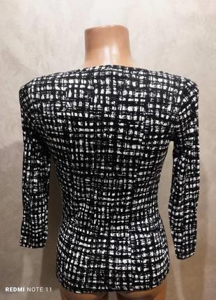 Чудова якісна блузка в принт модного американського бренду michael kors5 фото