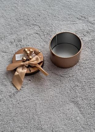 Подарочная металлическая коробка, коробка декаратитивная для подарок, шкатулка женская...