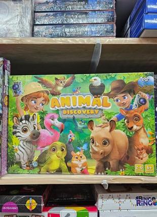 Настольная игра для детей animal discovery