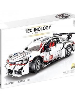 Деталізований конструктор technic porsche 911 rsr 1208 деталей || конструктор для дітей