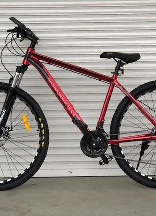 Велосипед гірський алюмінієвий спортивний toprider 29" червоний 680