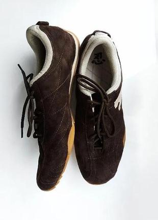 Замшевые коричневые кроссовки puma оригинал 40 р.6 фото