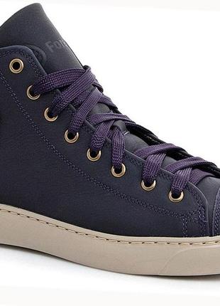 Шкіряні кеди forester ergolight 132125-891mb унісекс (темно-синій), 36р. / 23 см