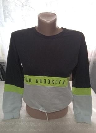 Штабалл укороченный свитшот на девочку 10-12 лет