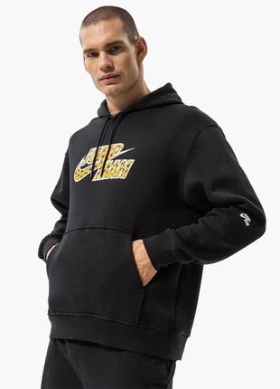 Худі air jordan m j flt mvp jm flc po black dq8037-010, розмір s, m, l