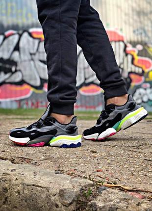 Шикарные мужские кроссовки adidas в черном цвете (весна-лето-осень)😍4 фото