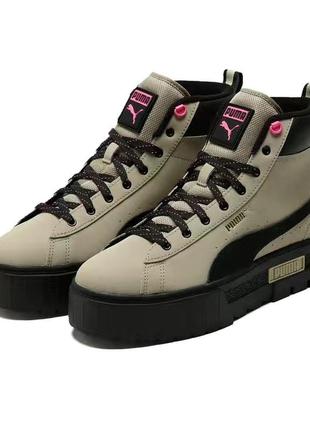 Женские кроссовки кеды puma mayze mid1 фото