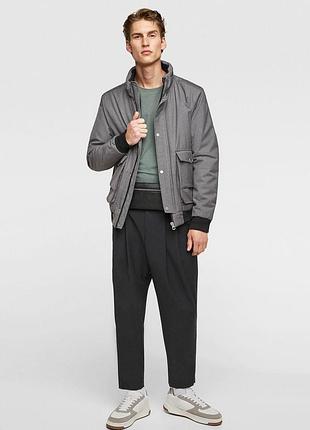 Серая куртка демисезон,серый, zara