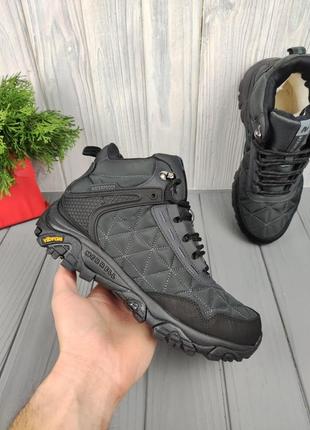 Кроссовки мужские осень - зима merrell moab 3 mid graphite