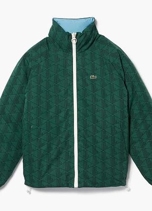 Куртка lacoste water-repellent reversible jacket green bh0399-51-d1r, розмір l