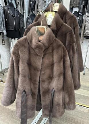 Роскошная норочная шуба «соболь»