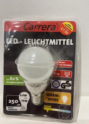 Carrera led 3,5 w e14 лампа лед світлодіодна