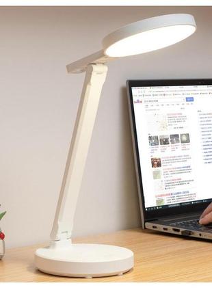 Светодиодная led лампа от power bank/ usb светильник портативный настольный цвет белый
