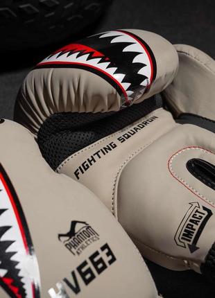Боксерские перчатки phantom fight squad sand 12 унций10 фото