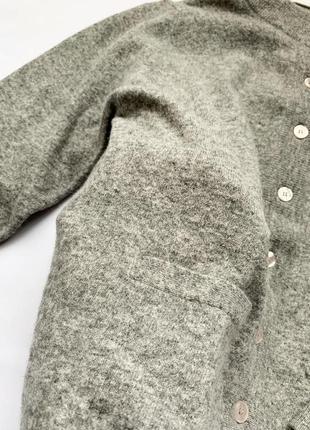 Свитер, кардиган, кофта, пуловер, джемпер, серый, винтаж, modissa8 фото