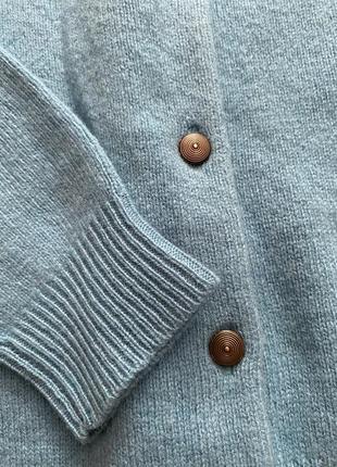 Женская шерстяная кофта кардиган на пуговицах винтаж ewm pure classic6 фото