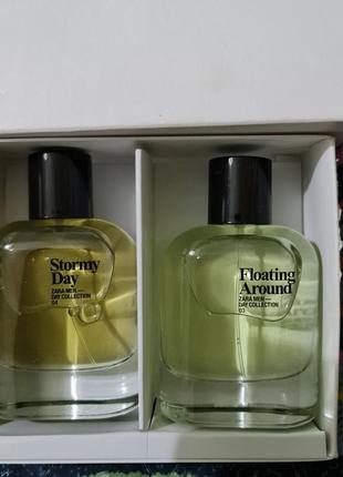 Zara stormy day × floating around 2 × 80 ml4 фото