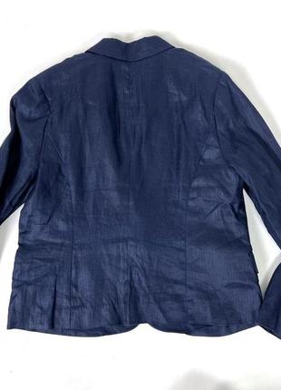 Пиджак жакет легкий monson, т.синий4 фото