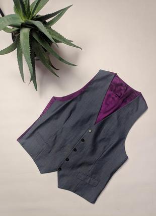 Жилет vest tollegno 1900 made in italy wool &amp; silk