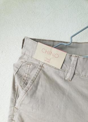 Новые натуральные шорты чиносы chino next 18 uk6 фото