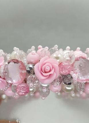 Украшения для волос. ободок ручной работы