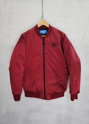 Пуховой бомбер куртка пуховик adidas bomber jacket