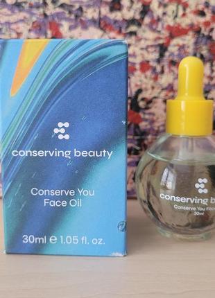 Масло олійка для обличчя conserving beauty conserve you face oil