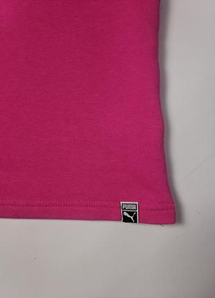 Футболка  t-shirt oversize puma women pink &amp; white printed5 фото