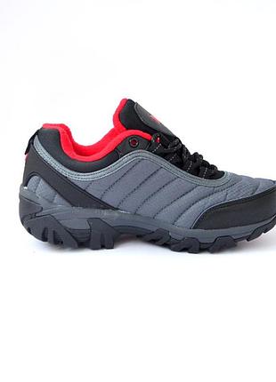 Merrell vibram кроссовки женские серые с красным термо на флисе ботинки низкие сапоги теплые мерол4 фото