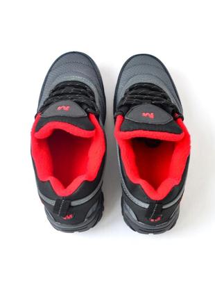 Merrell vibram кроссовки женские серые с красным термо на флисе ботинки низкие сапоги теплые мерол5 фото