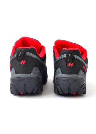 Merrell vibram кроссовки женские серые с красным термо на флисе ботинки низкие сапоги теплые мерол8 фото