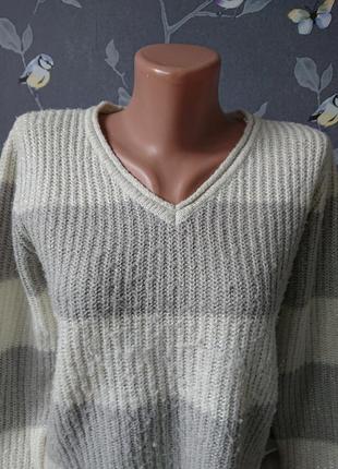 Женский свитер с люрексом р.42/44 джемпер пуловер кофта2 фото