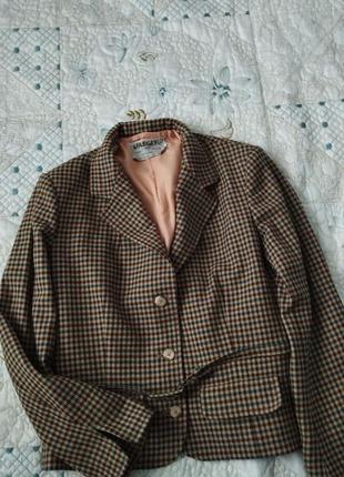 Пиджак курточка премиум люкс бренда jaeger, шерсть 100%,винтаж